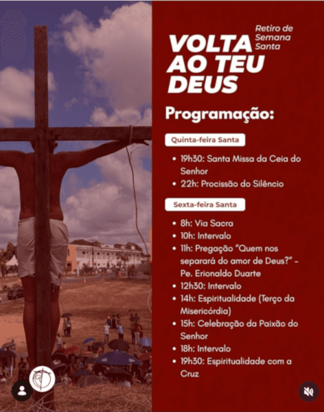 Confraternização comunitária.